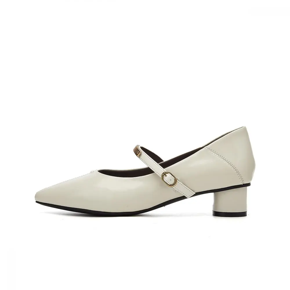 EBLAN Mary Jane Shoes Women's Beige