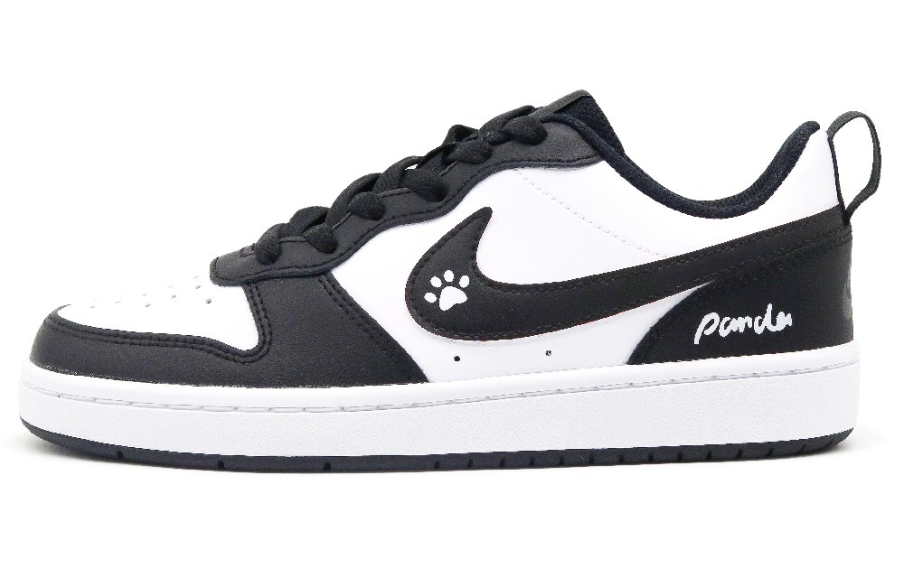 Nike Court Borough Skateboard Shoes Women's Low-Top Black/White