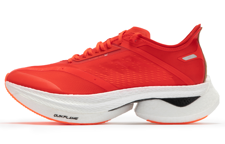 361° Speeding National Fortune Rainbow Lightweight Rebound Low-Top Running Shoes Men's Dark Red