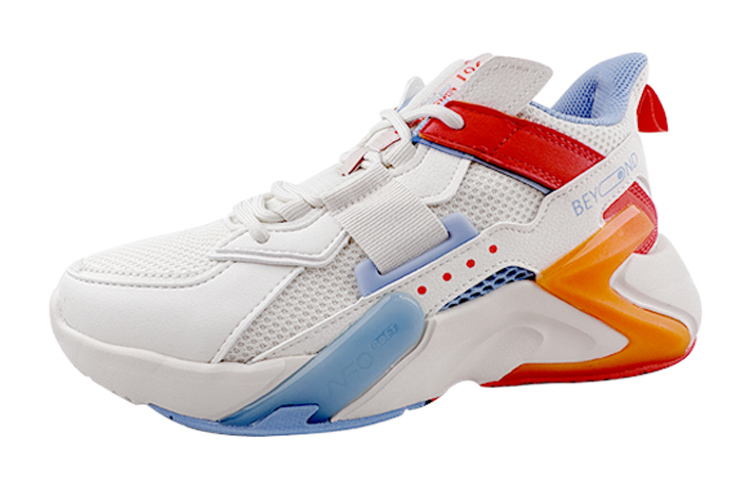 361° Thermal High Top Sports Casual Shoes Women's White Red