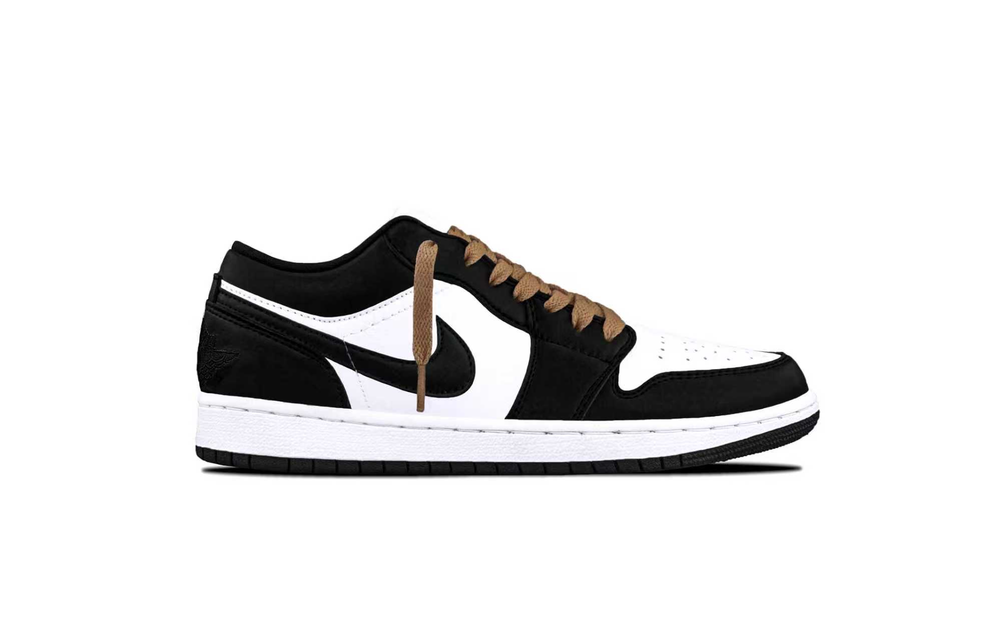 Jordan Air Jordan 1 Brown Tone AJ Cushioning, Wear Resistant Low top Vintage Basketball Shoes Unisex