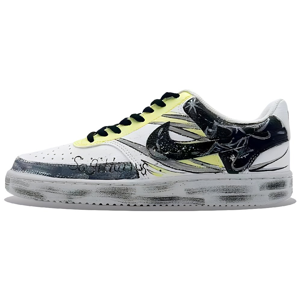Nike Court Vision 1 Mobius Sagittarius Abrasion Resistant Low Top Skateboard Shoes Men's White