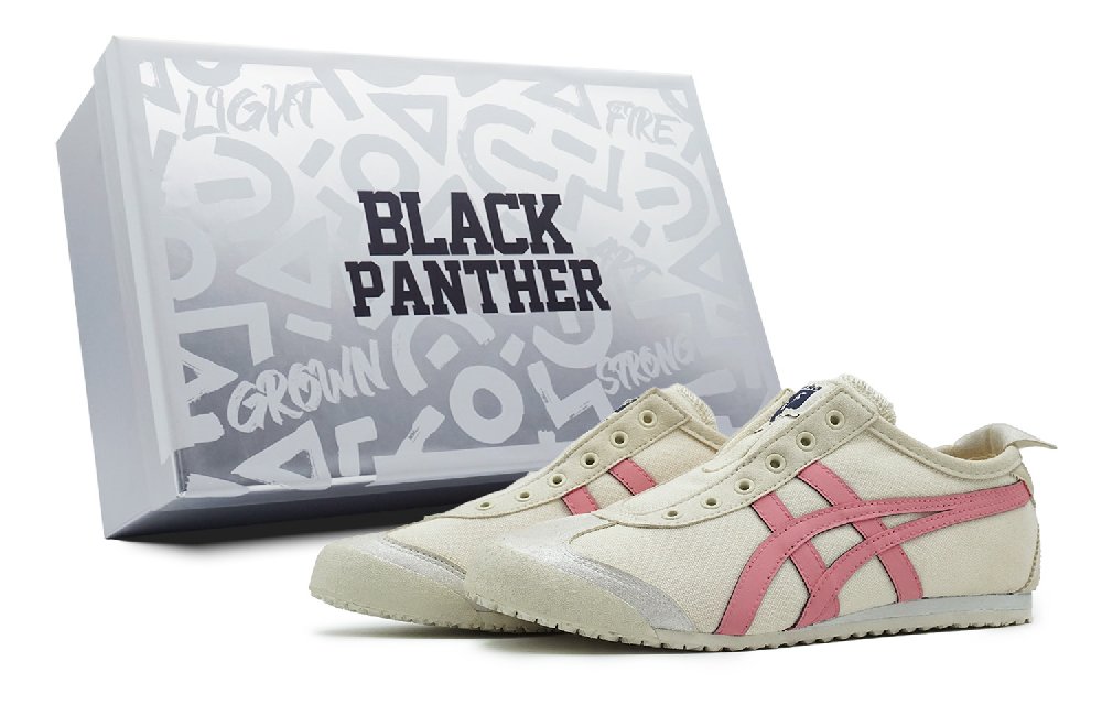 Onitsuka Tiger MEXICO 66 Slip-Resistant Low-Top Casual Shoes Unisex Beige Pink