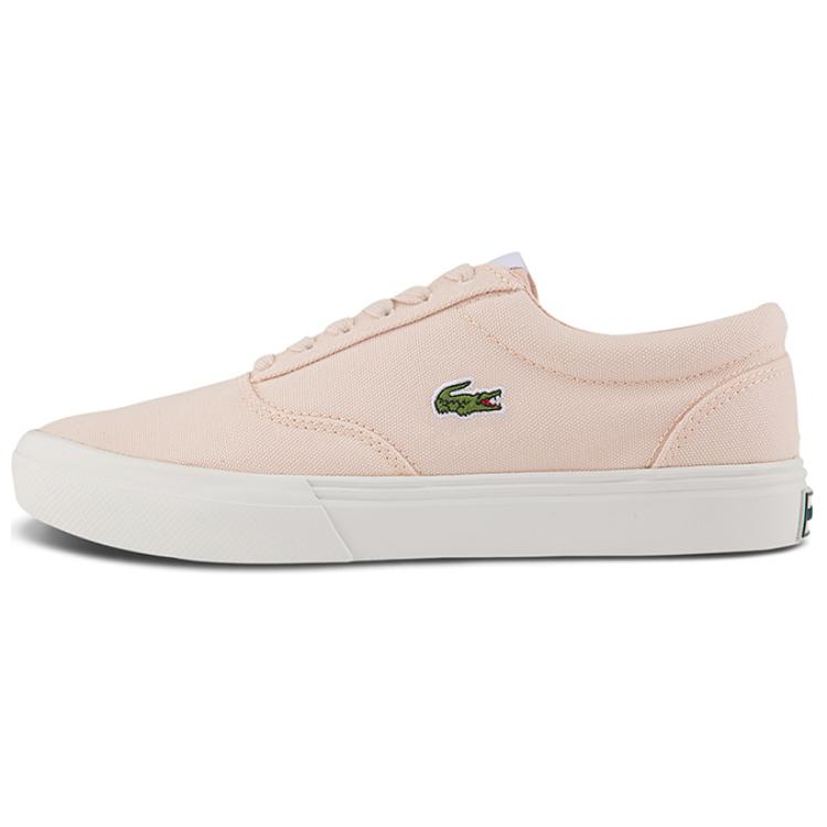 LACOSTE Low Top Canvas Shoes Women's Light Pink
