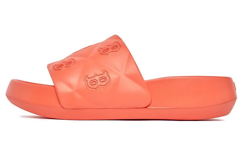 MLB Slipper Chunky Bouncer Slide Boston Red Sox Boston Red Sox Team Sports Slippers Unisex Orange