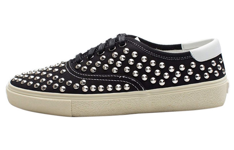 SAINT LAURENT Low Top Stylish Skateboarding Shoes Men's Black