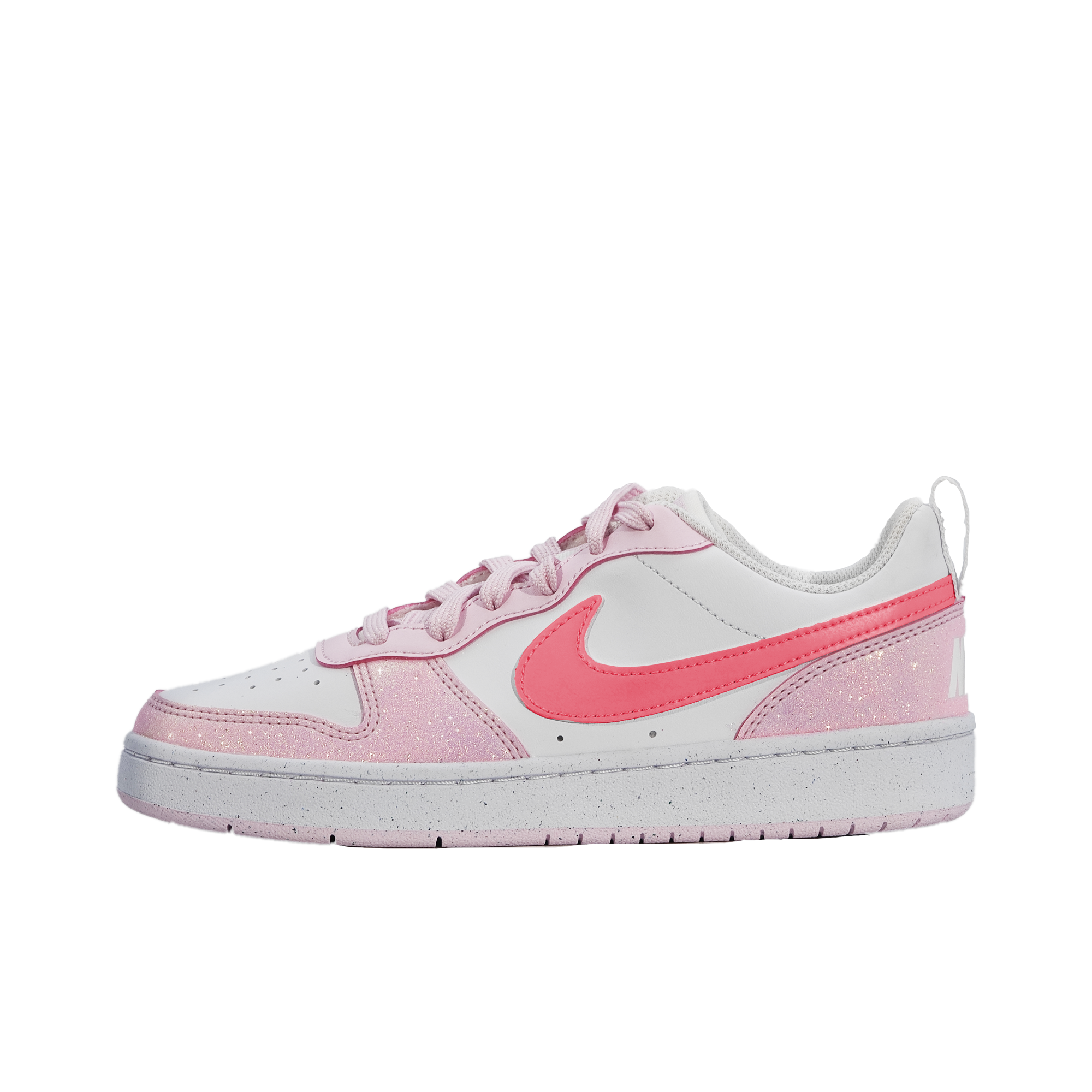 Nike Court Borough Non-slip Lightweight Low-Top Skateboard Shoes Women's Pink Diamond