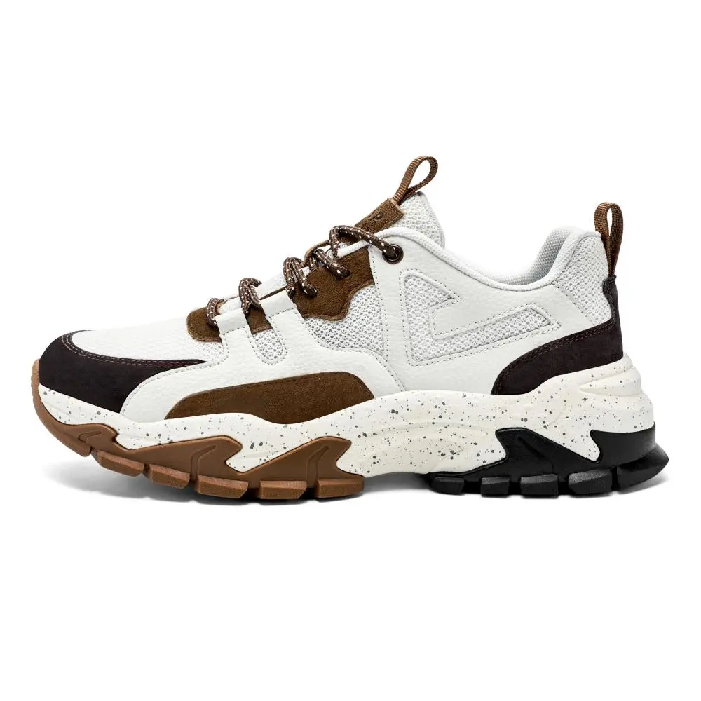 JEEP SPIRIT Low Top Chunky Sneakers Men's Amber Brown