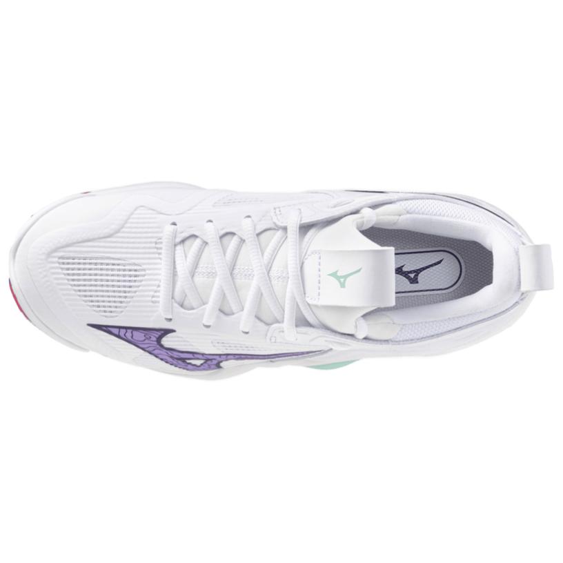Mizuno Women's Wave Momentum 3 'White Violet Indigo' купить в интернет-магазине Yoocart с быстрой доставкой по России.