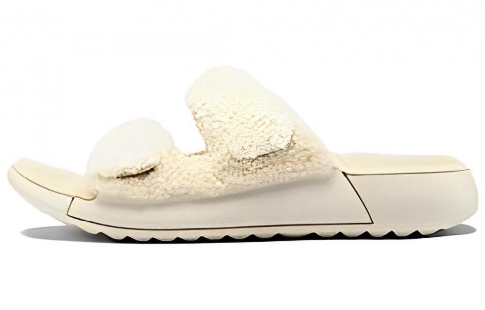 Ecco Slide Slippers 3cm Women's Nude