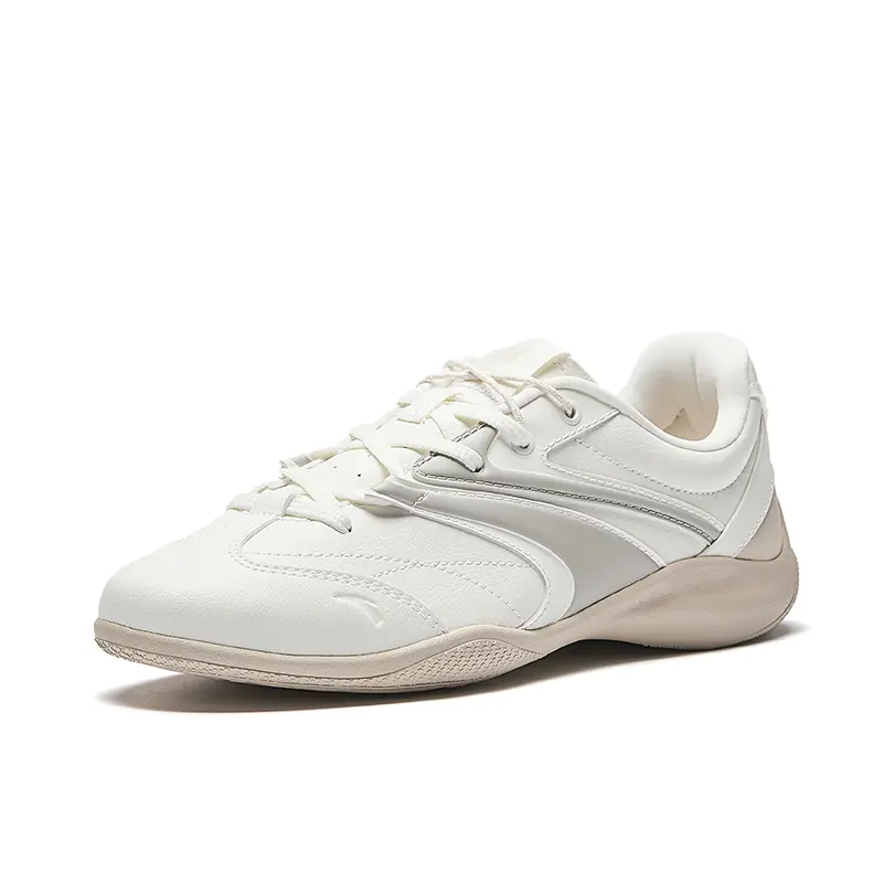 Anta Cushioning, Wear Resistant Low top Casual Shoes Women's Ivory White