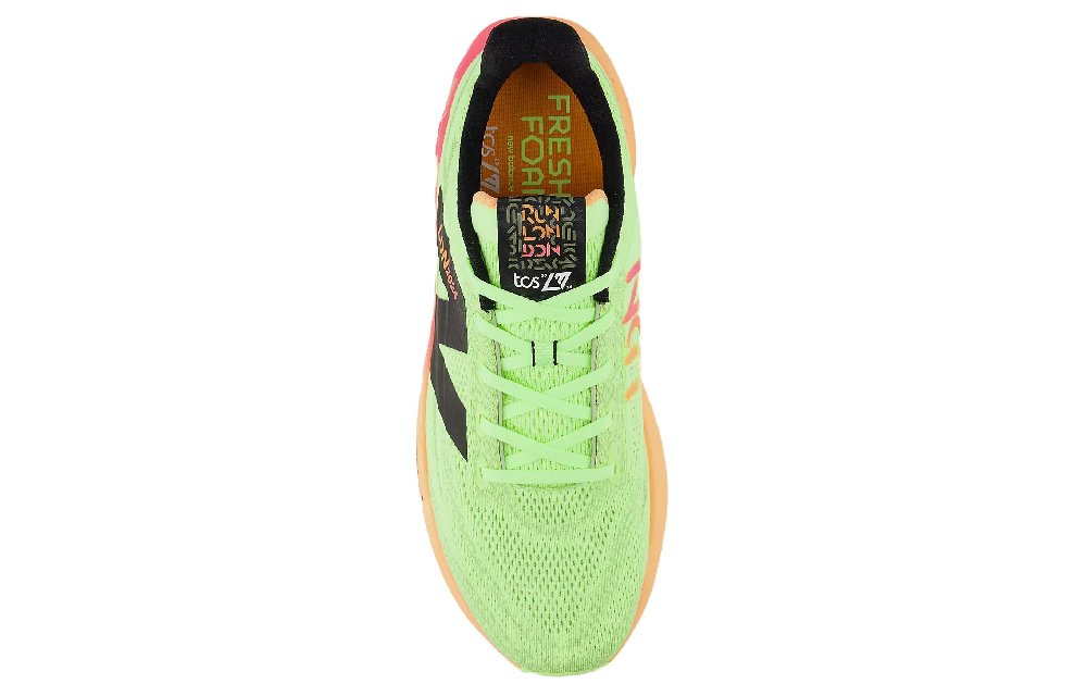 New Balance Fresh Foam Sneakers 'Green Orange'