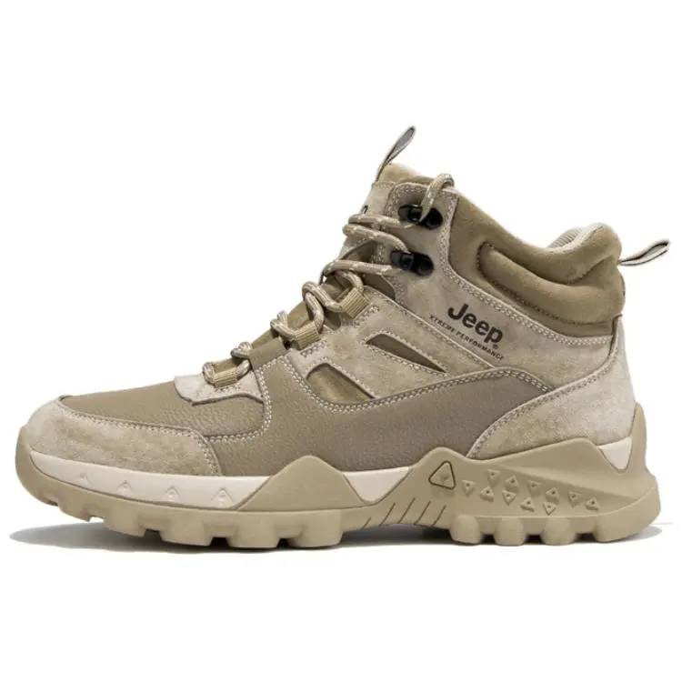 Jeep Ankle Boots Men's Light Khaki
