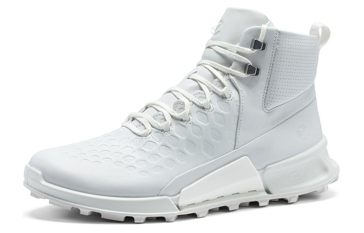 Ecco Step 2.1 Series High-Top Casual Shoes Men's White