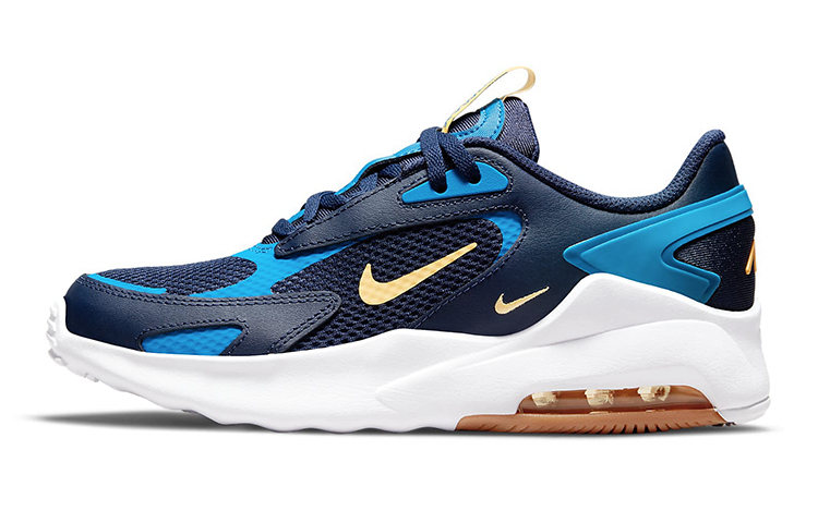 Nike Air Max Bolt Breathable Non-Slip Wear-resistant Low Tops Deep Blue GS