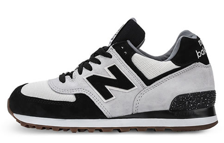 New Balance 574 Sports Shoes 'Black Grey' Women's