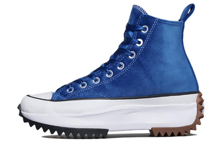 Converse Run Star Hike High Top Canvas Shoes Blue