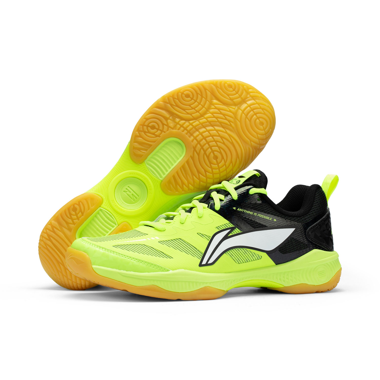 LiNing Supportive And Elastic Low Top Badminton Shoes Unisex Green Black купить в интернет-магазине Yoocart с быстрой доставкой по России.