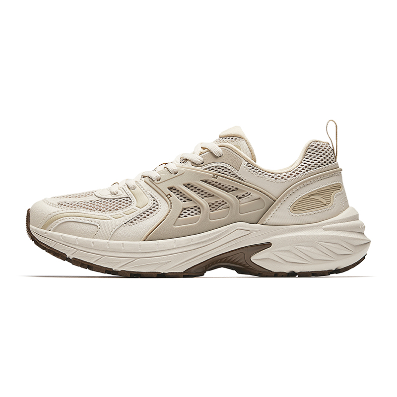 Anta Lightweight Low-Top Casual Running Shoes Women's Ecru