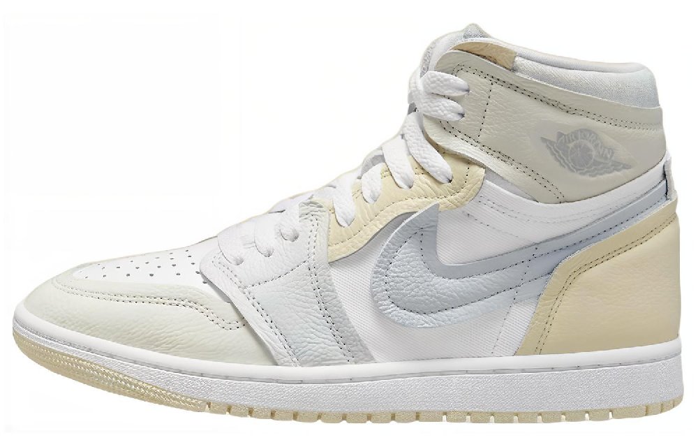 Jordan Air Jordan 1 MM High 'Coconut Milk' Cushioned Slip-Resistant High-Top Vintage Basketball Shoes Women's White