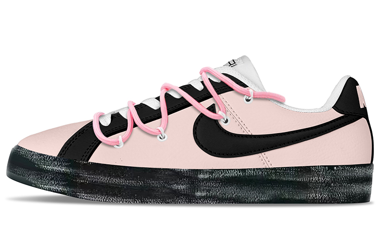 Nike Court Royale Ac Low top Skateboard Shoes Unisex Pink Black