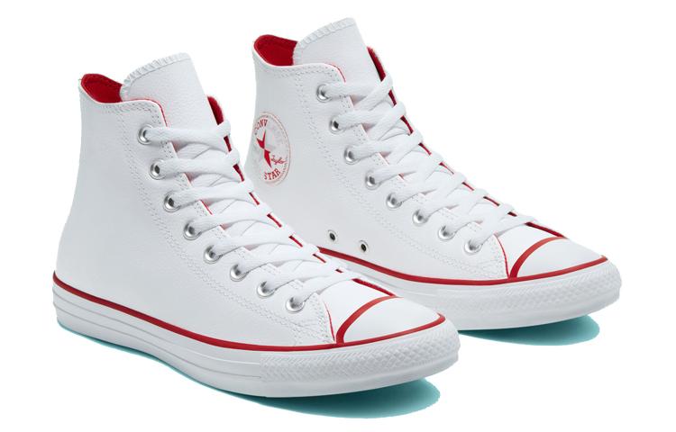 Converse Seasonal Color Leather Chuck Taylor All Star 'Red White' купить в интернет-магазине Yoocart с быстрой доставкой по России.