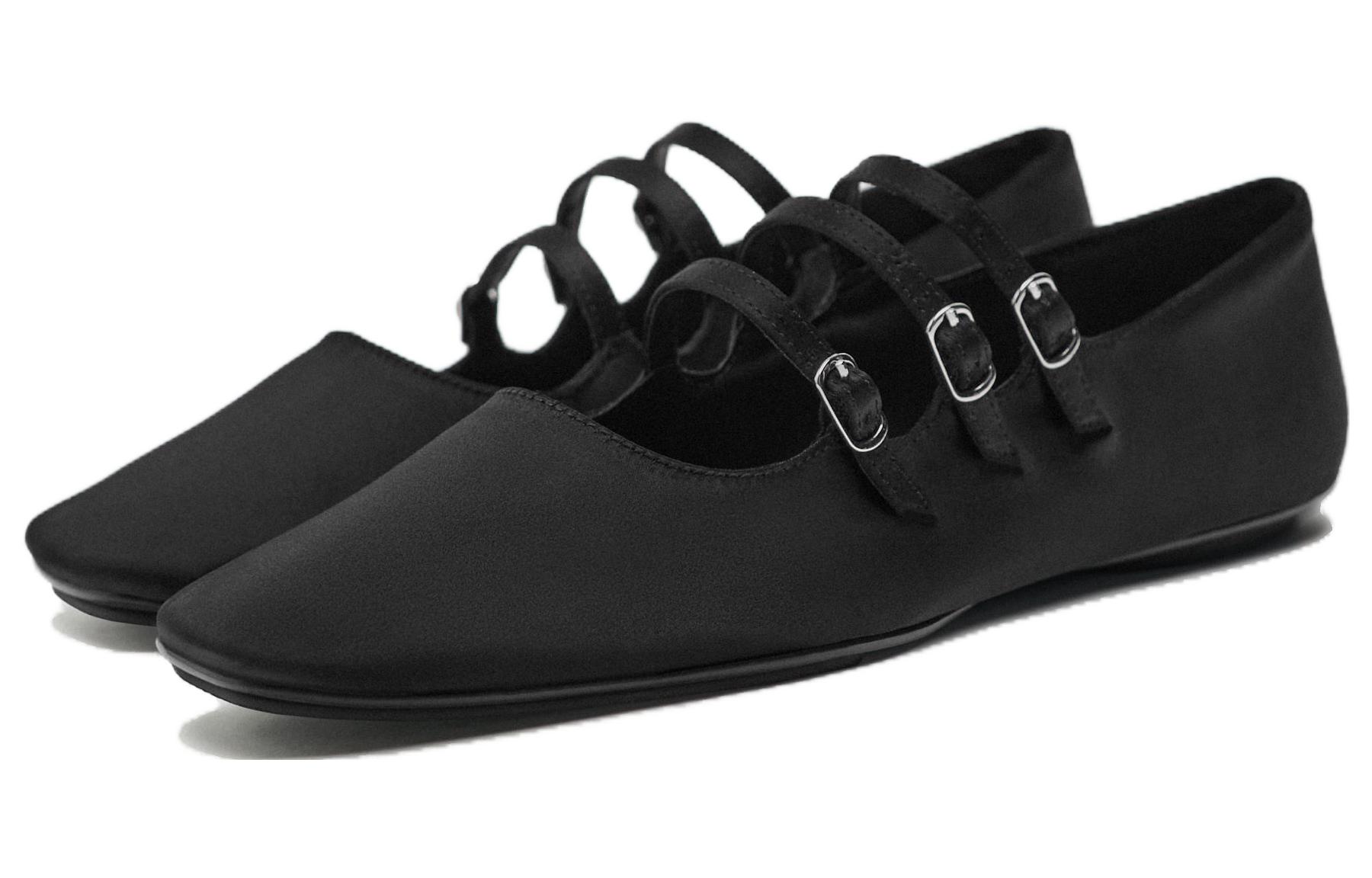 ZARA Casual Abrasion Resistant 1cm Women's Black купить в интернет-магазине Yoocart с быстрой доставкой по России.