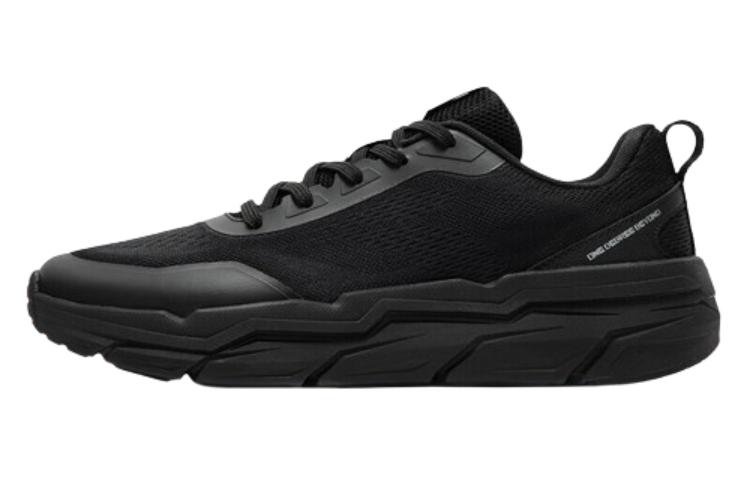 361° Cushioning Wear-Resistant Low-Top Running Shoes Men's Black