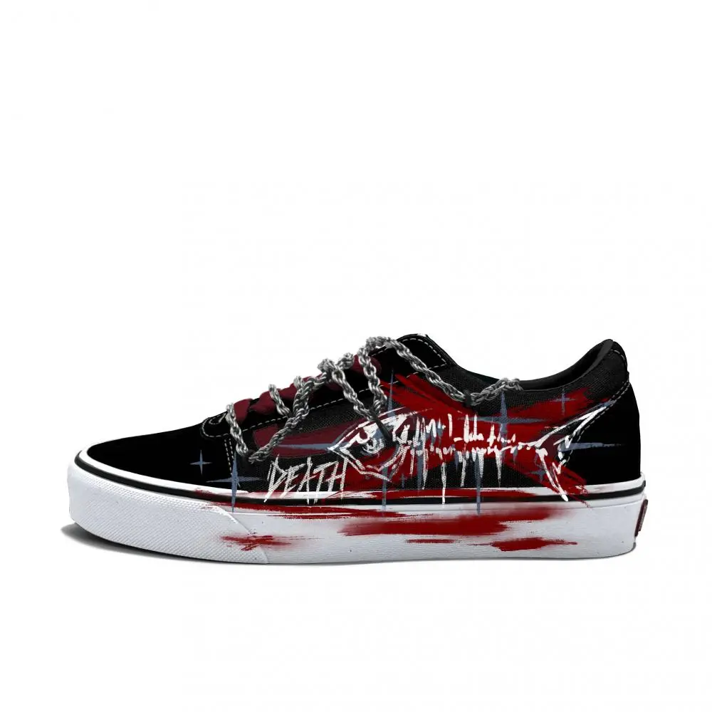 Vans Ward Abrasion Resistant Low top Skateboard Shoes Women's Red