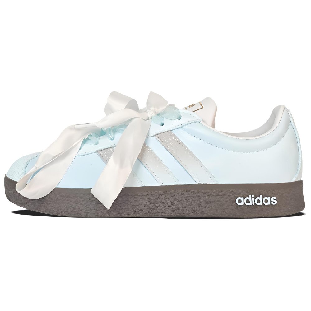 Adidas Neo VL Court 2.0 Abrasion Resistant Low Top Skateboard Shoes Unisex Blue