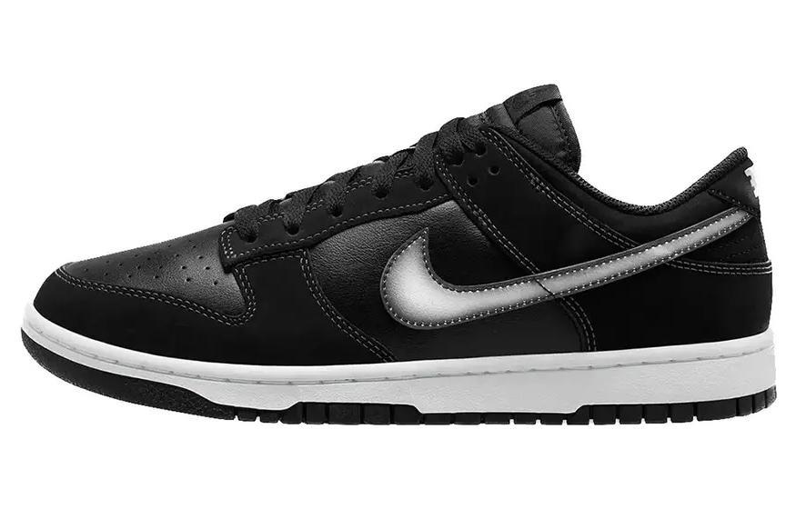 Nike Dunk Low Airbrush Swoosh Black