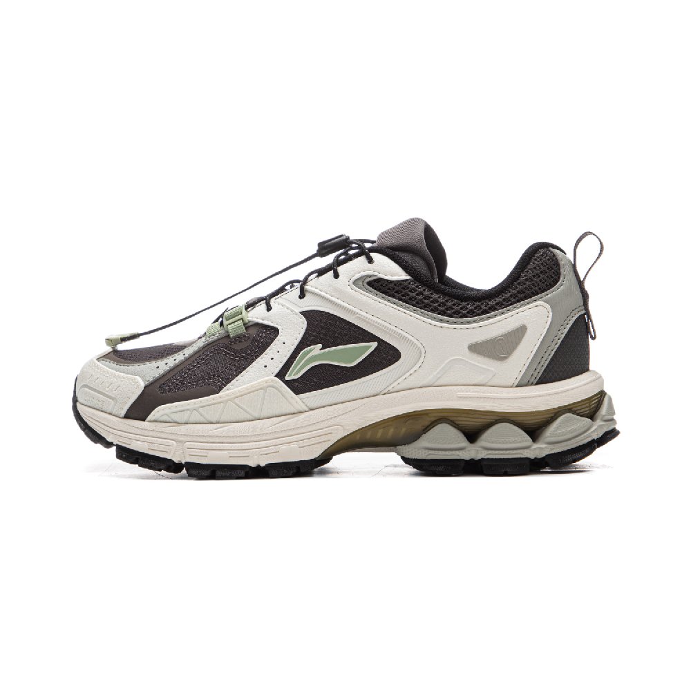 LiNing Support 2.0 Trail V2 Anti-Slip Wear-Resistant Low-Top Running Shoes Women's Black White