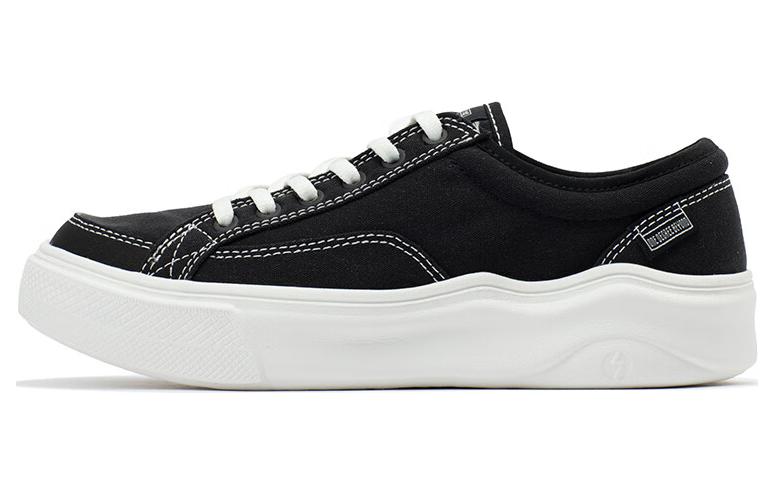 361° Love Summer Anti Slip Wear Resistant Low Top Skateboard Shoes Women's Black White