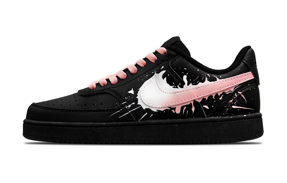 Nike Court Vision Wear-Resistant Low-Top Skateboard Shoes Unisex Pink