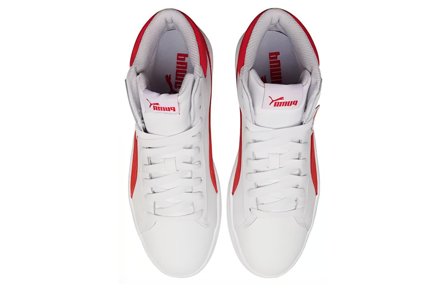 PUMA Waterproof And Wear resistant High top Skateboard Shoes Unisex Bright Red купить в интернет-магазине Yoocart с быстрой доставкой по России.
