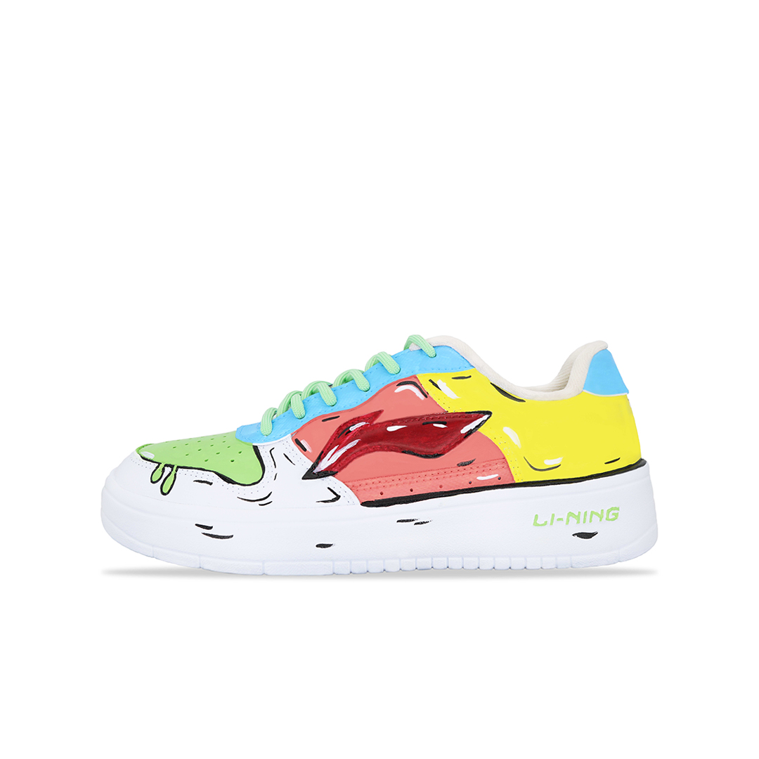 LINING Pontoon Boats Skateboard Shoes Women's Low top White