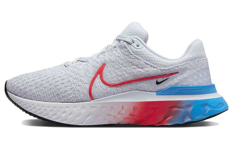 Nike React Infinity Run Flyknit 3 'Grey Bright Crimson' Women's