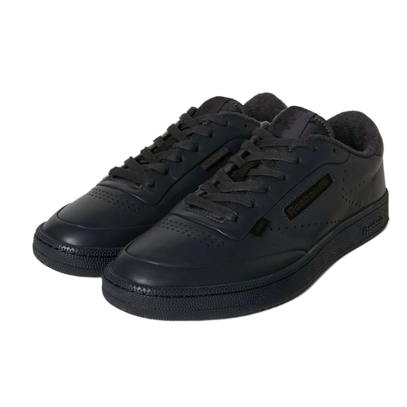 N.HOOLYWOOD COMPILE x Reebok CLUB C 85 Low Top Skateboard Shoes Unisex Charcoal Black