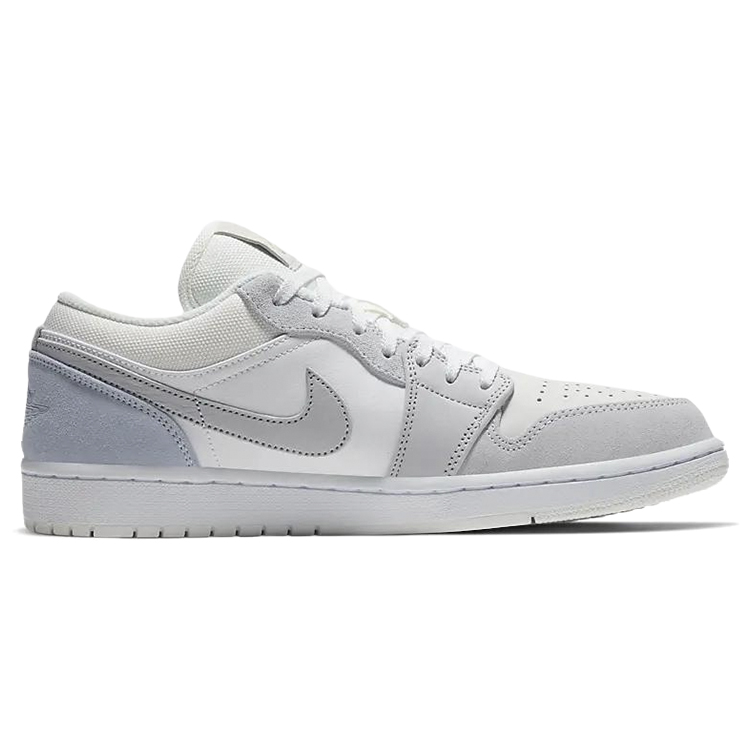 Jordan Air Jordan 1 Vintage Basketball Shoes Unisex Low Top White/Gray