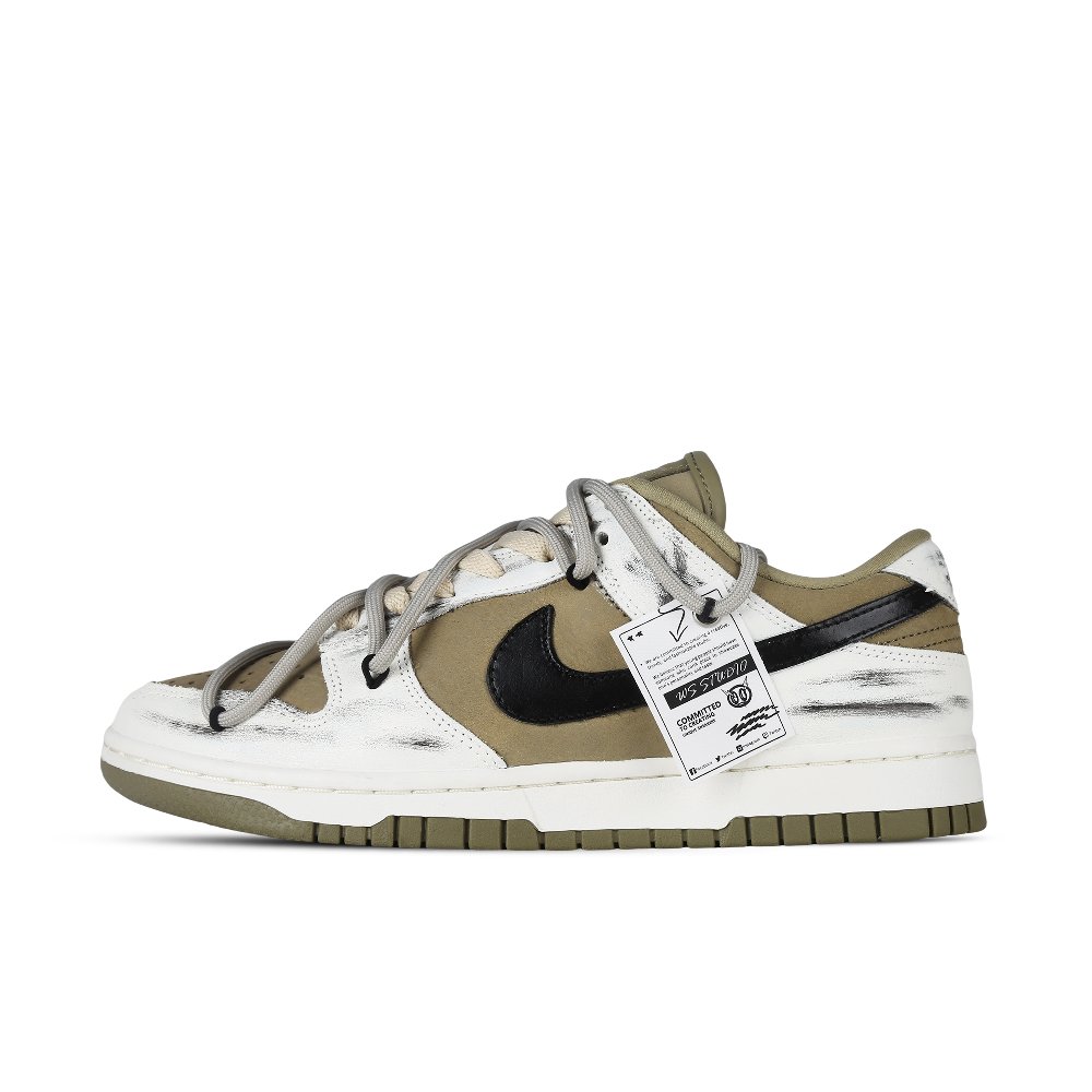 Nike Dunk Low Low-Top Skateboard Shoes Women's Green