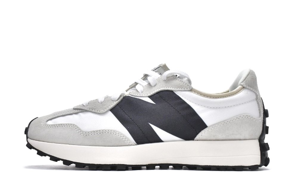 New Balance NB 327 Abrasion-Resistant Low-Top Running Shoes Unisex Gray White