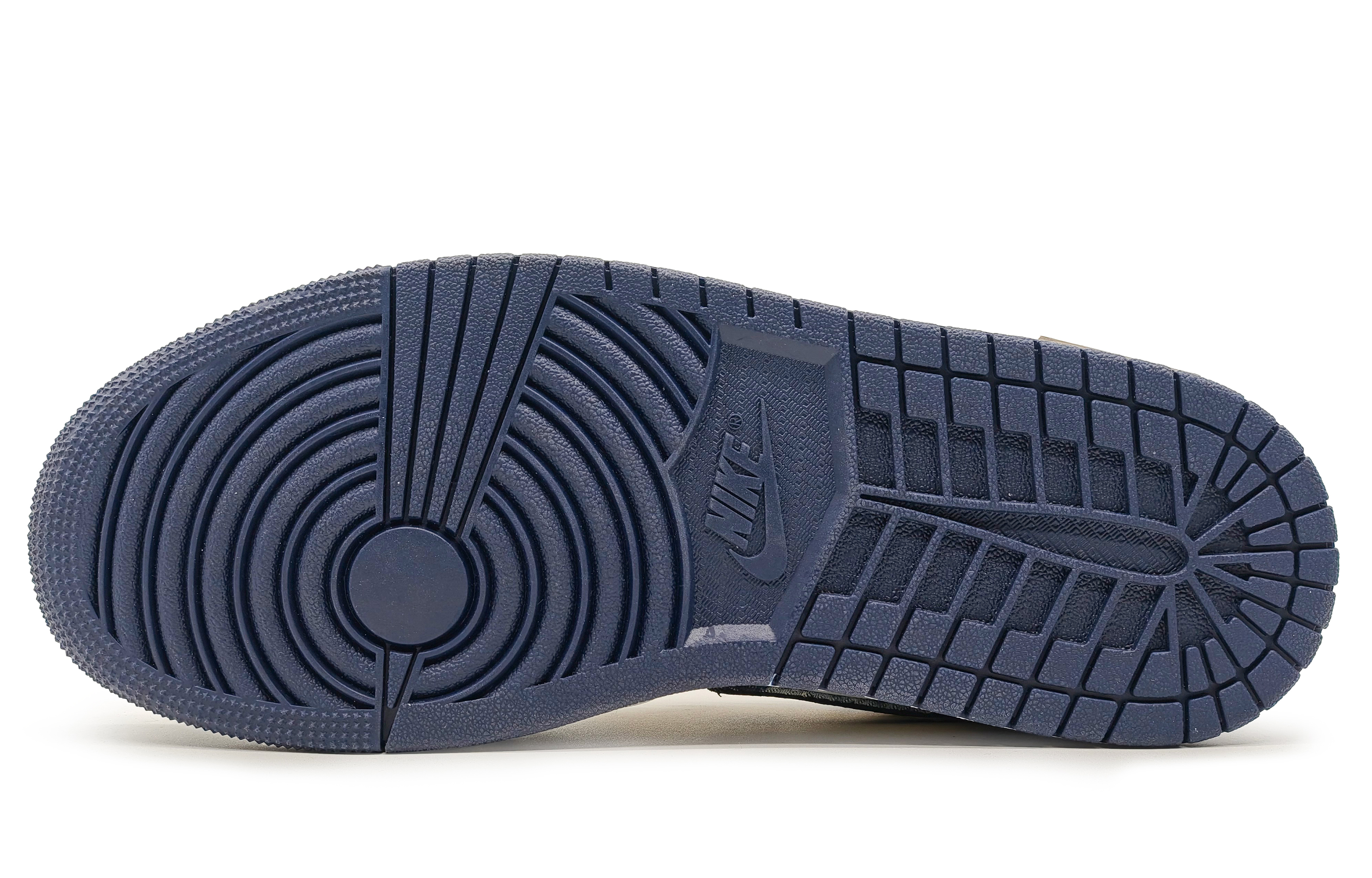 Jordan Air Jordan 1 Mid-Top Vintage Basketball Shoes Men's Blue купить в интернет-магазине Yoocart с быстрой доставкой по России.