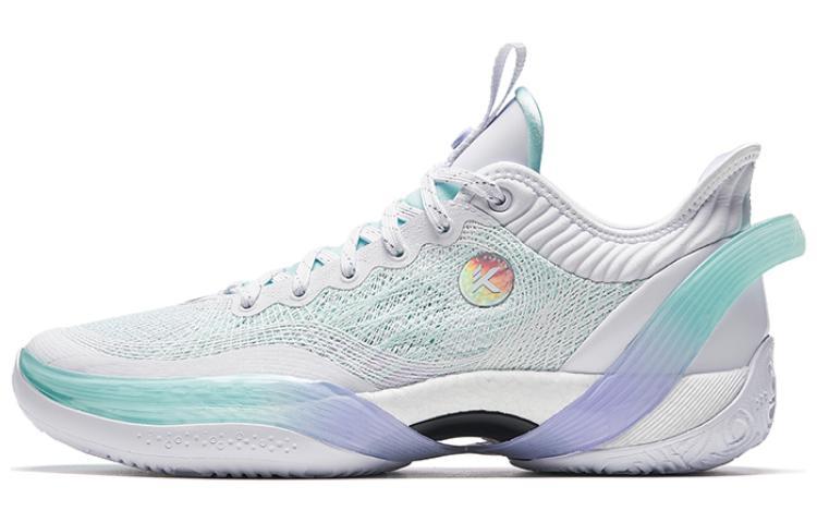 ANTA Three-point Rain1.0 Basketball Shoes Men Low-Top White/Green