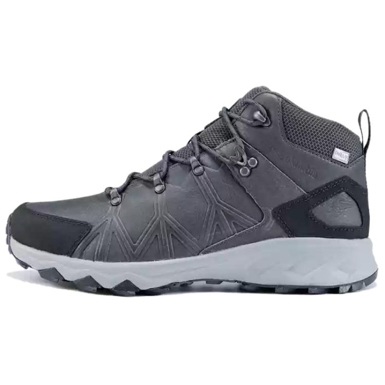 Columbia Peakfreak 2 Cushioned Slip-Resistant Mid-Top Trekking Shoes Men's Gray