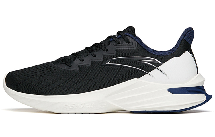 Anta DuCi1 Abrasion Resistant Breathable Low Top Running Shoes Men's Black