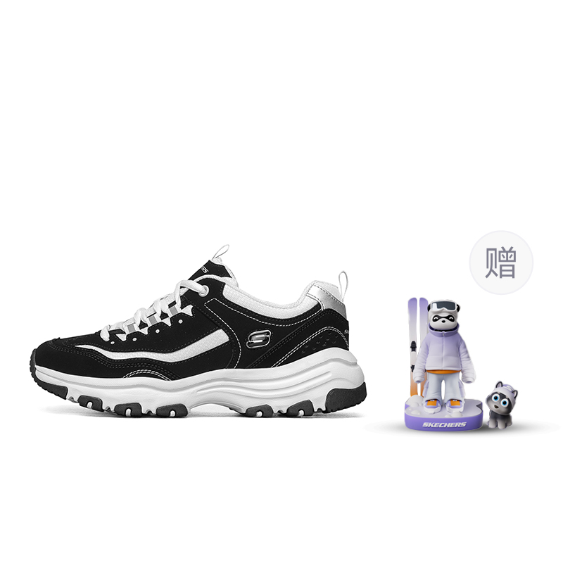 Skechers I Conik Low Gs Black/White Women's