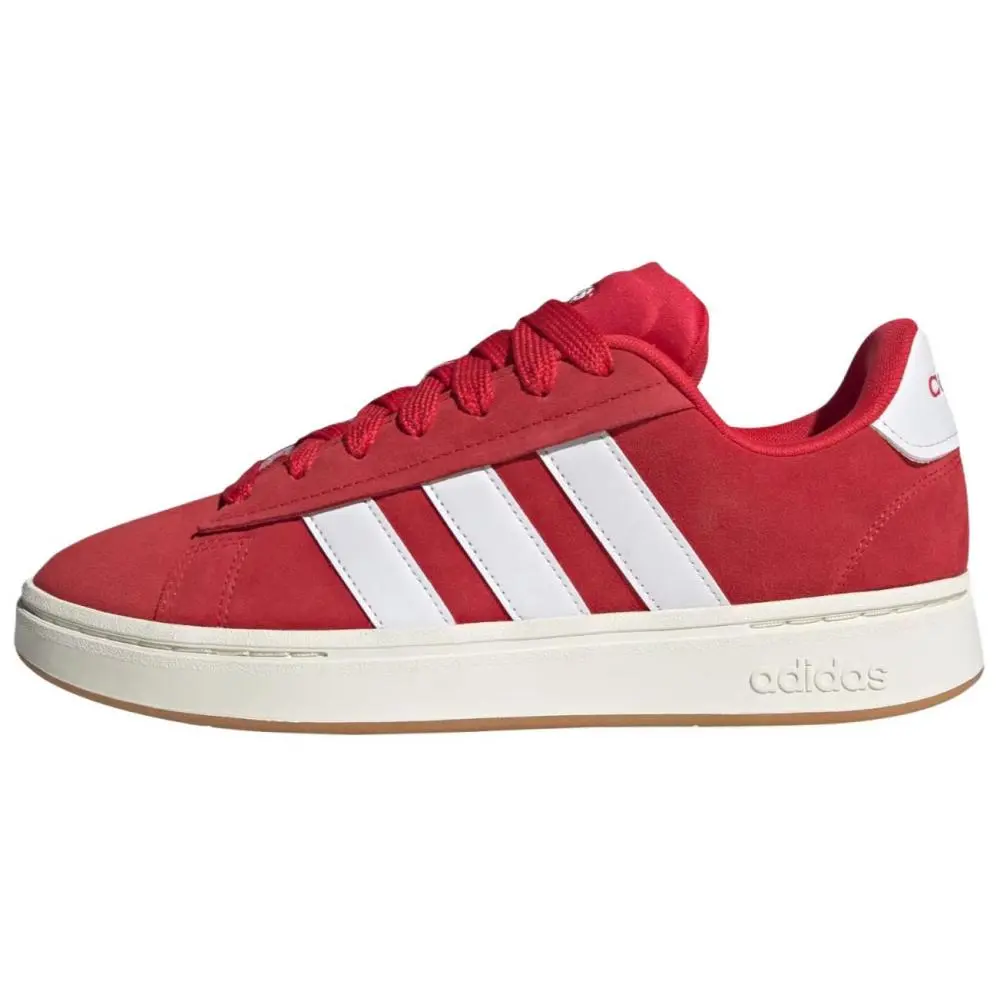 Adidas GRAND COURT ALPHA Anti Slip Wear Resistant Low Top Skateboard Shoes Men's Red