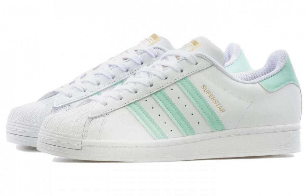 Adidas Superstar White Clear Mint купить в интернет-магазине Yoocart с быстрой доставкой по России.