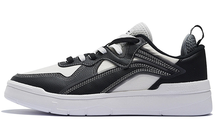 LiNing Wave Lite Low-Top Skateboard Shoes Men's Black White