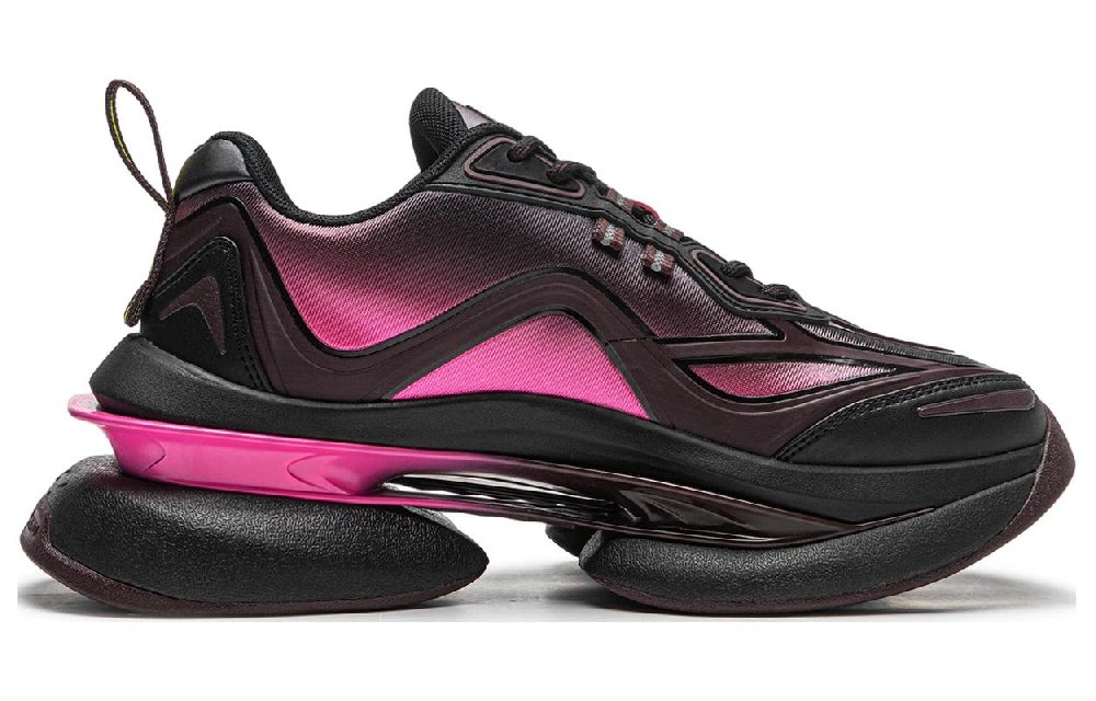 LiNing Carvelight Anti-Slip Wear-Resistant Low-Top Casual Shoes Women's Black